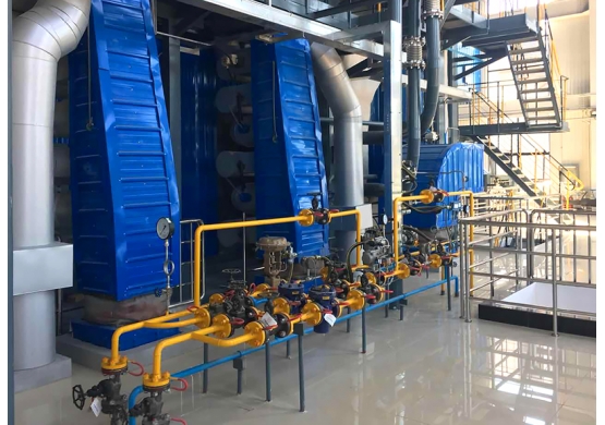 煙臺項目高效工業煤粉爐輔機系統